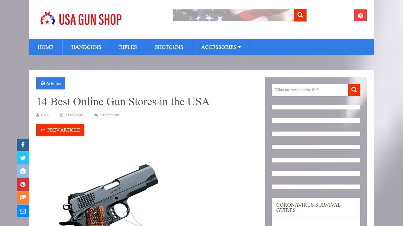 14 Best Online Gun Stores in the USA - USA Gun Shop